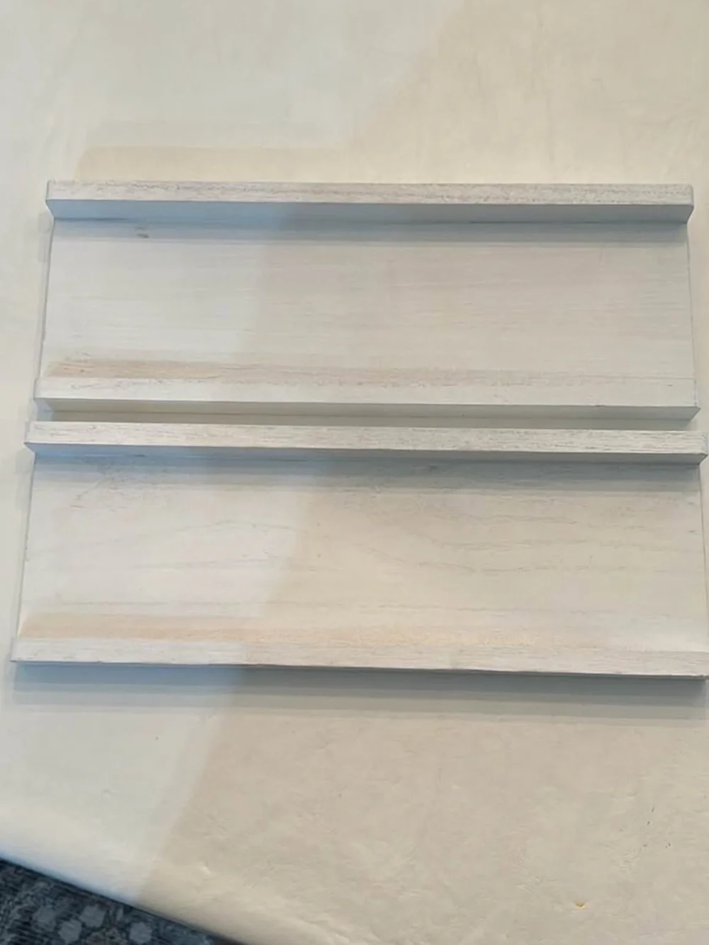 White Wooden Wall Display Shelf